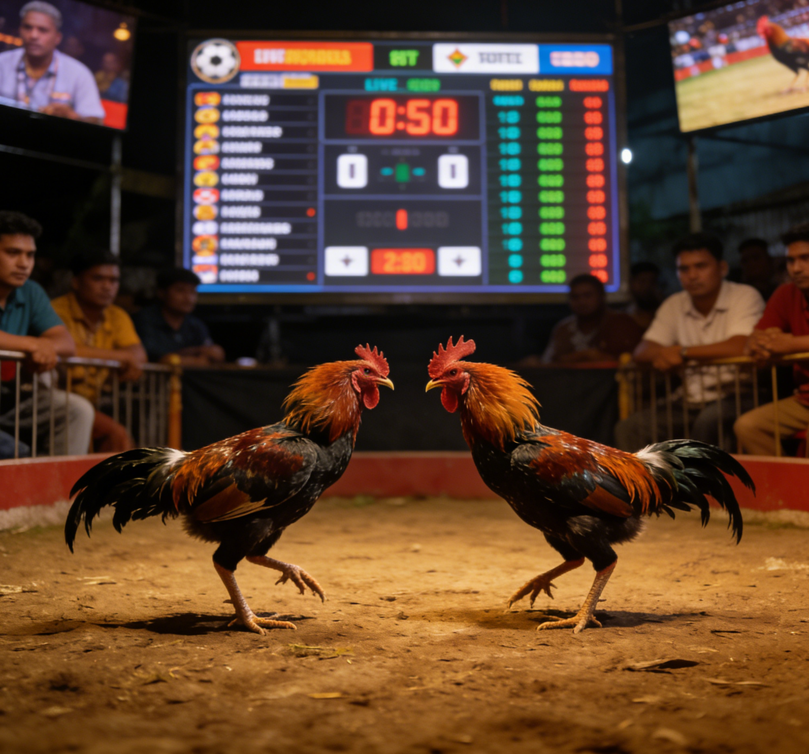 live cockfighting betting